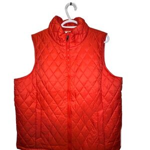 Time and Tru Vibrant Orange/Red Outerwear